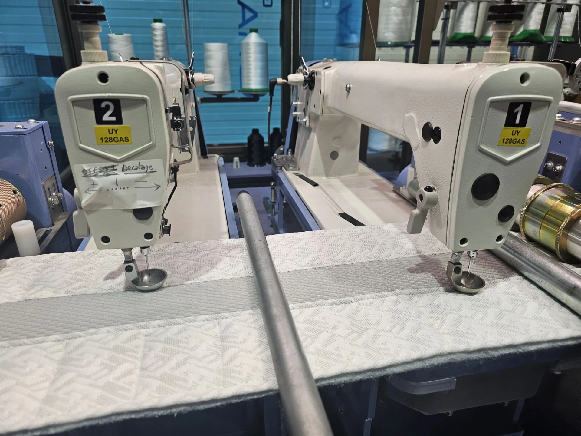 Visite de l'atelier de fabrication de matelas Di Notte