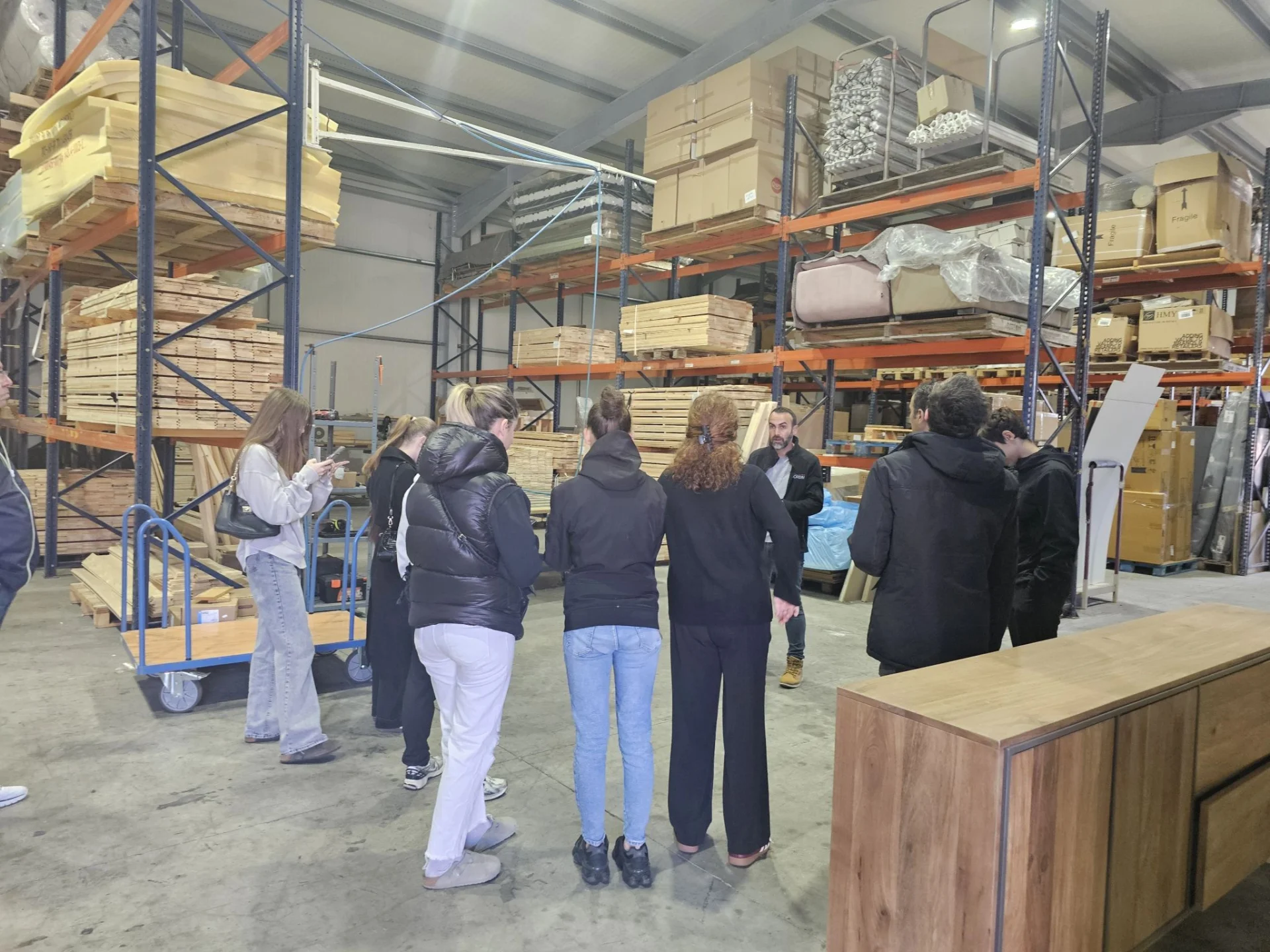 Visite de l'atelier de fabrication de matelas Di Notte